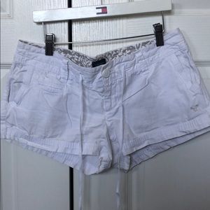 American eagle white shorts size 2